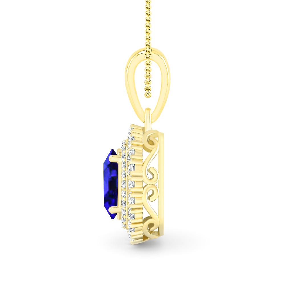 Yellow Gold - Tanzanite