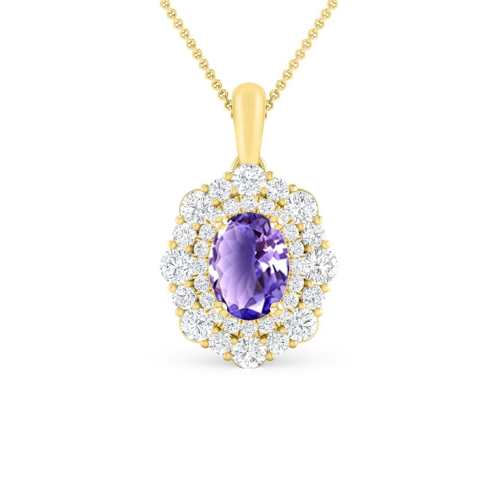 Yellow Gold - Tanzanite