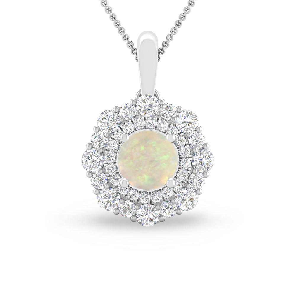 White Gold - Opal
