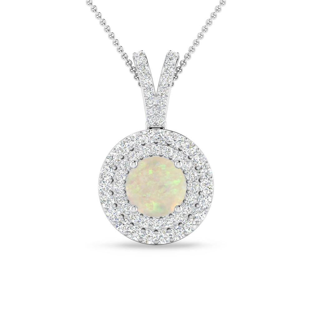 White Gold - Opal