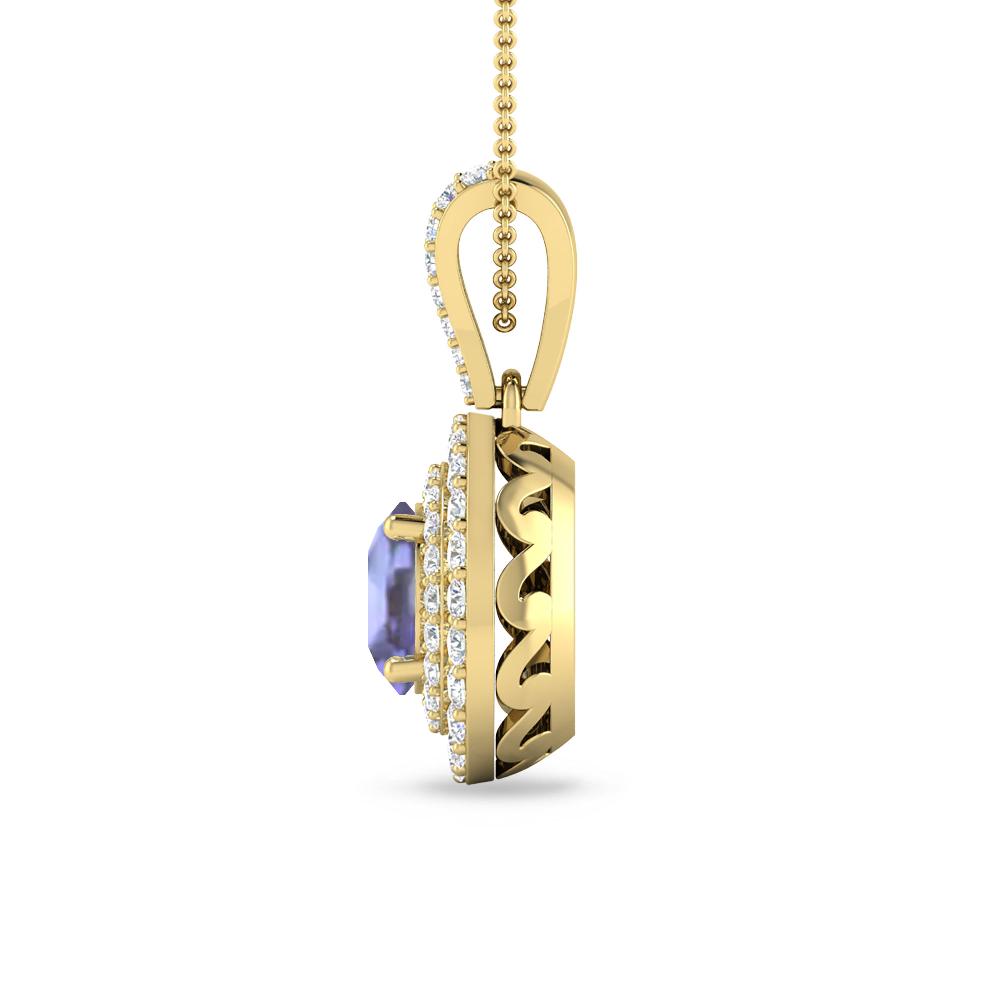 Yellow Gold - Tanzanite