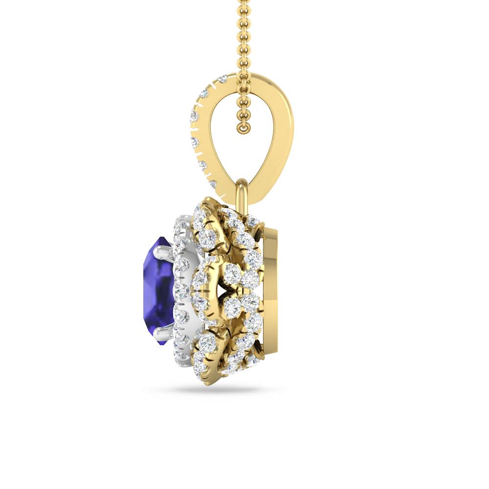 Yellow Gold - Tanzanite