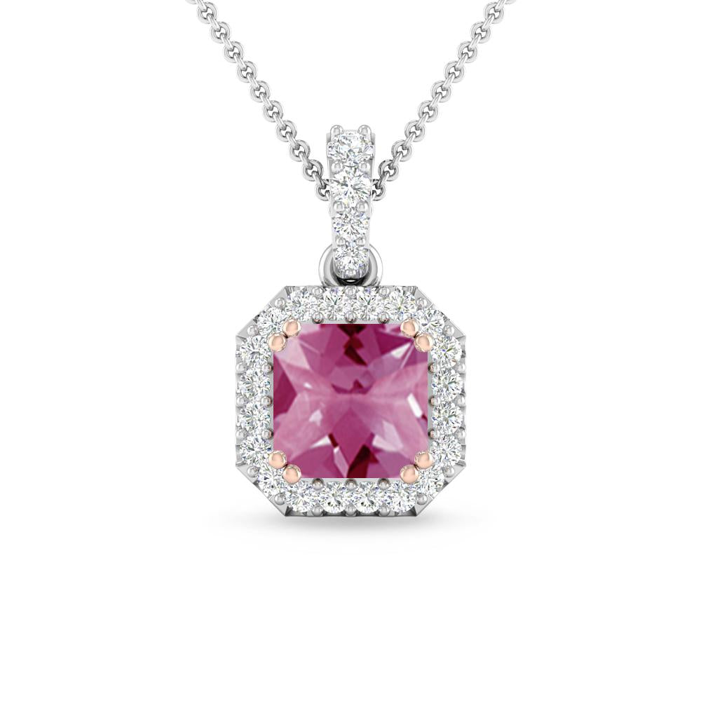 White Gold - Pink Tourmaline