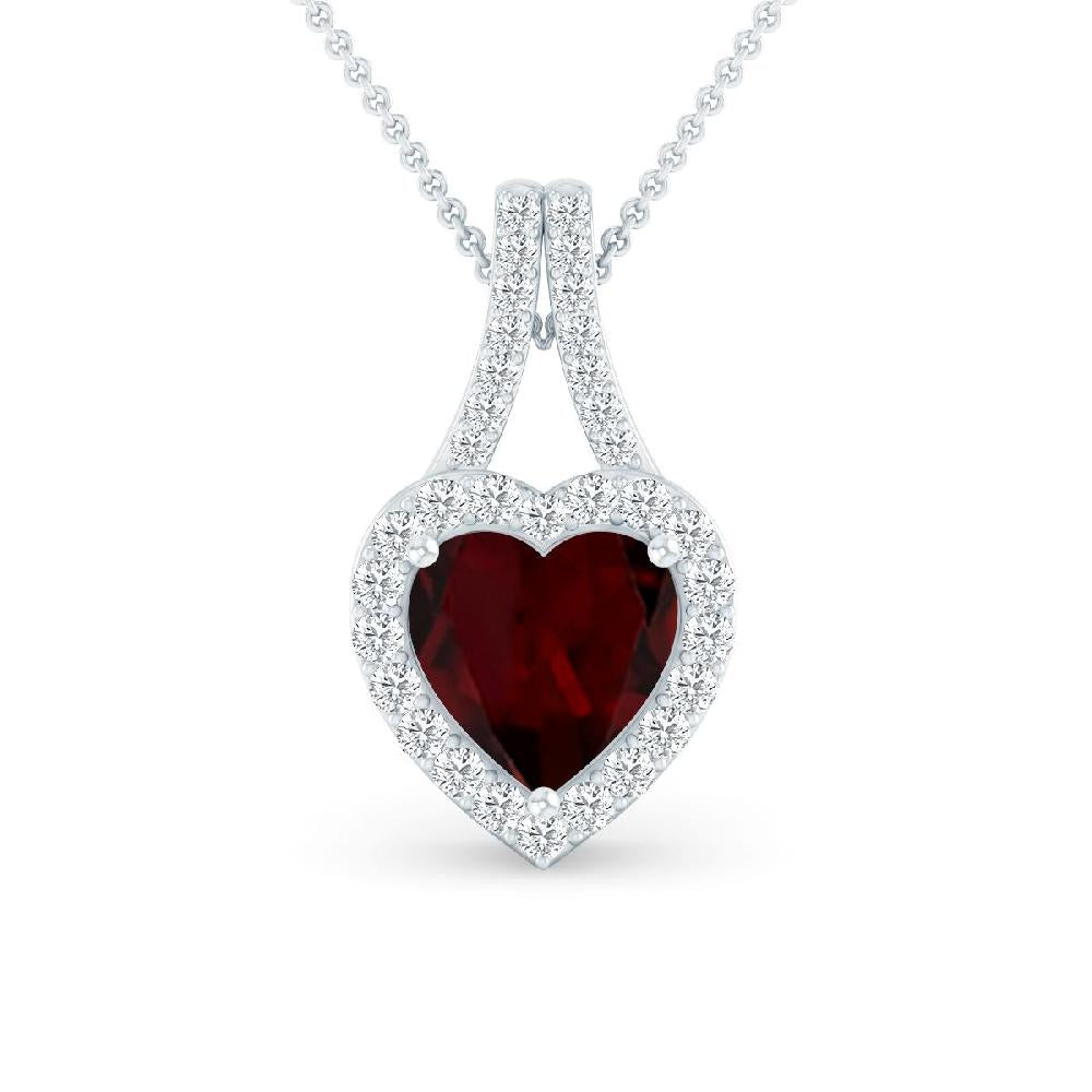 White Gold - Garnet
