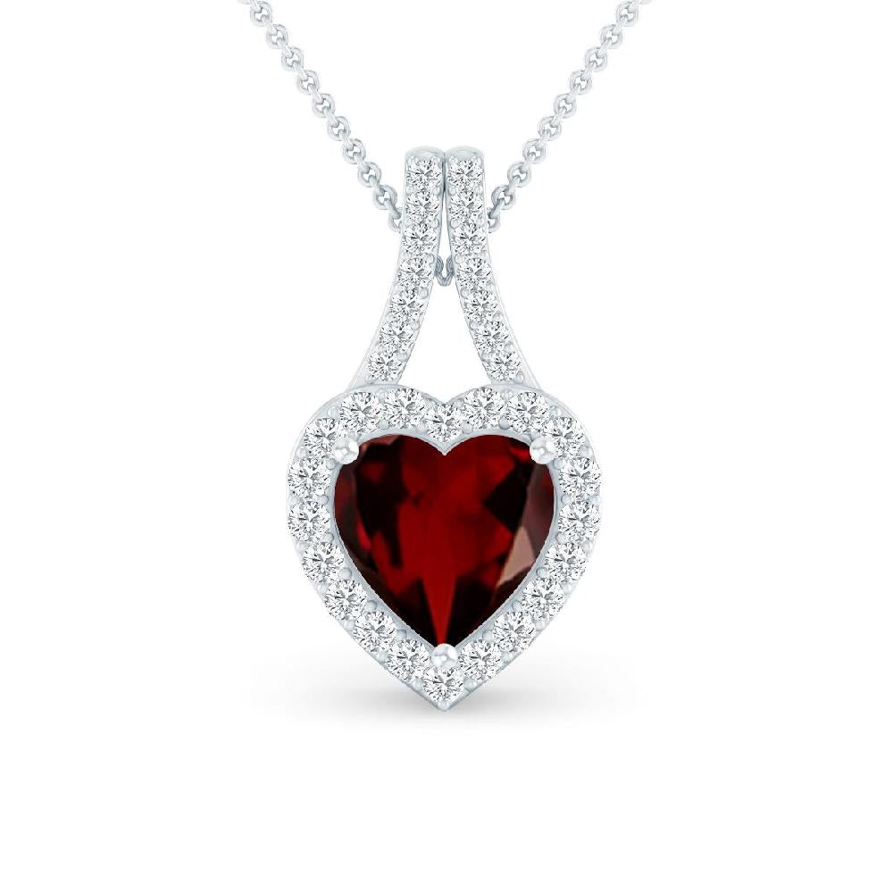 White Gold - Garnet