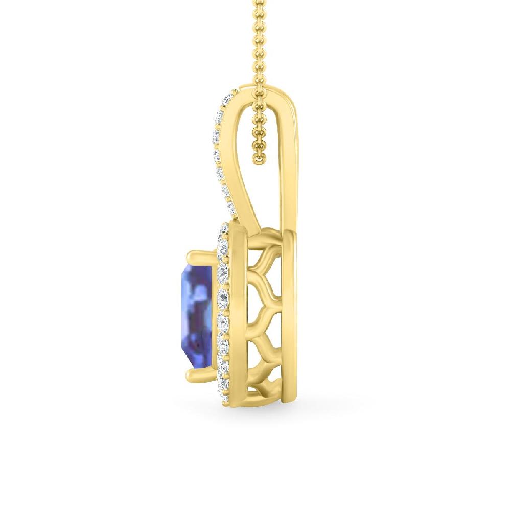 Yellow Gold - Tanzanite