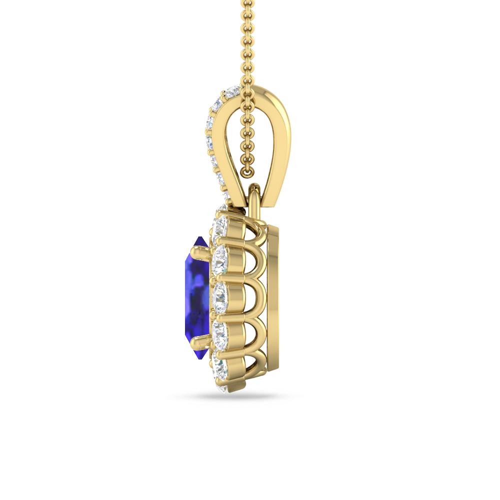 Yellow Gold - Tanzanite