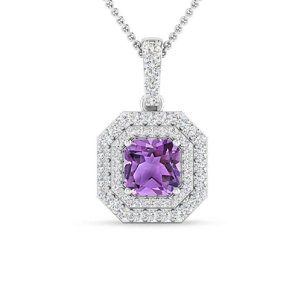 White Gold - Amethyst
