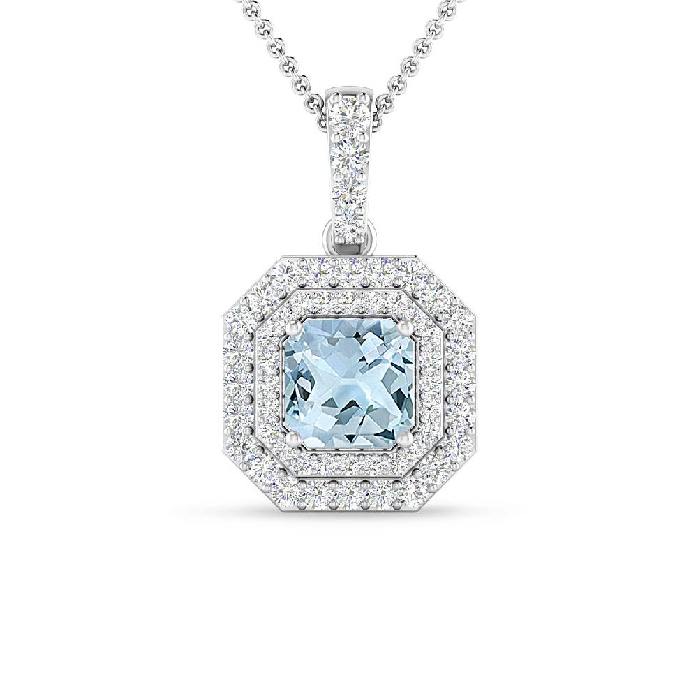 White Gold - Aquamarine