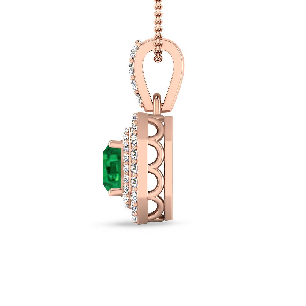 Rose Gold - Emerald