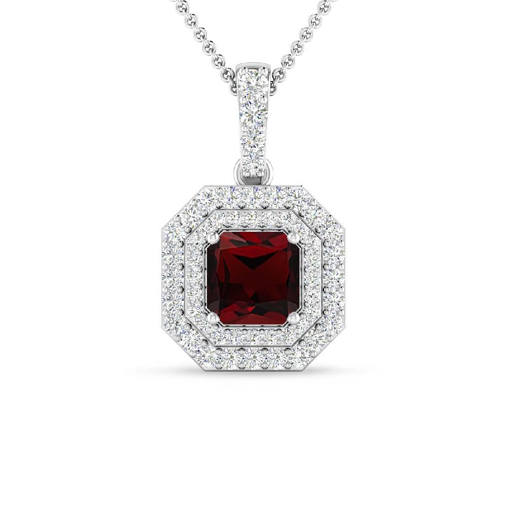 White Gold - Garnet