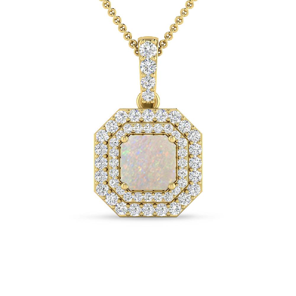 Yellow Gold - Opal