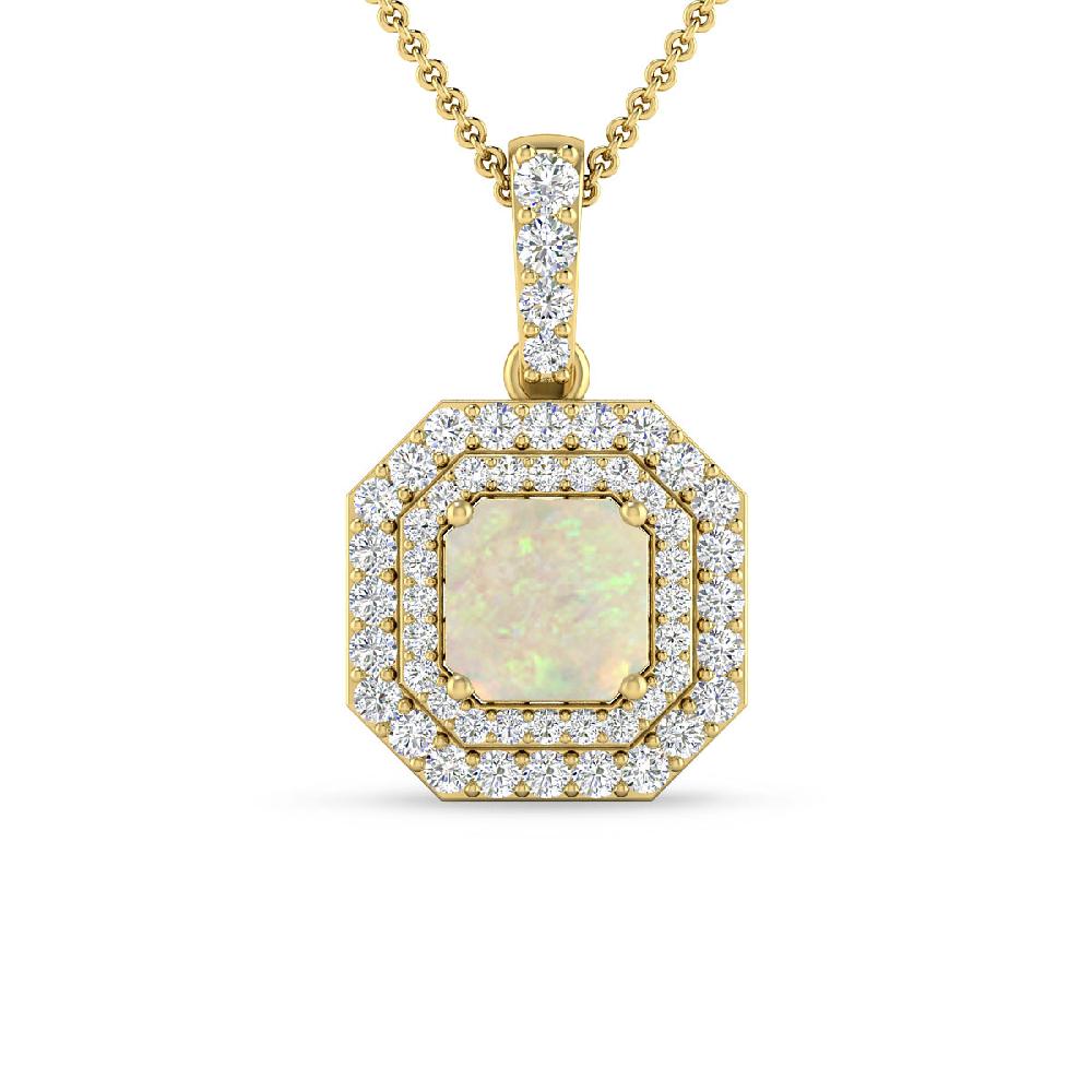 Yellow Gold - Opal