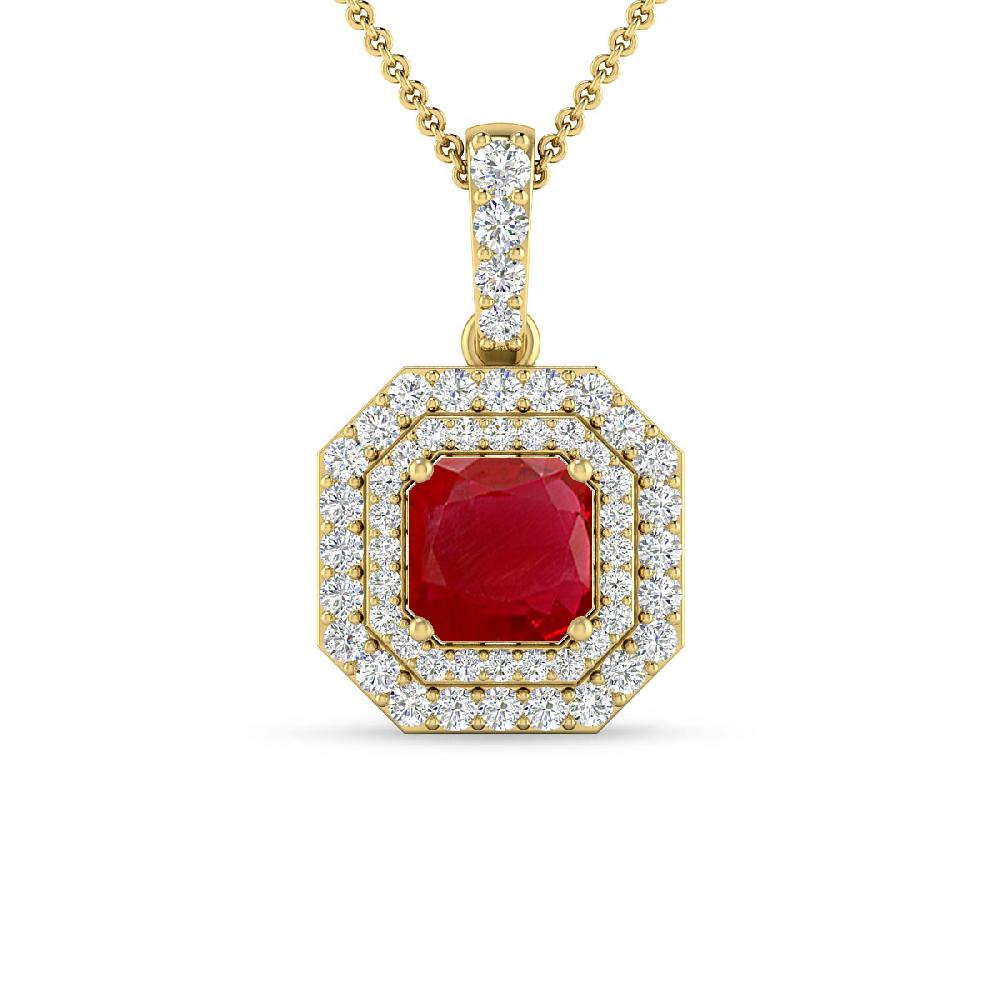 Yellow Gold - Ruby