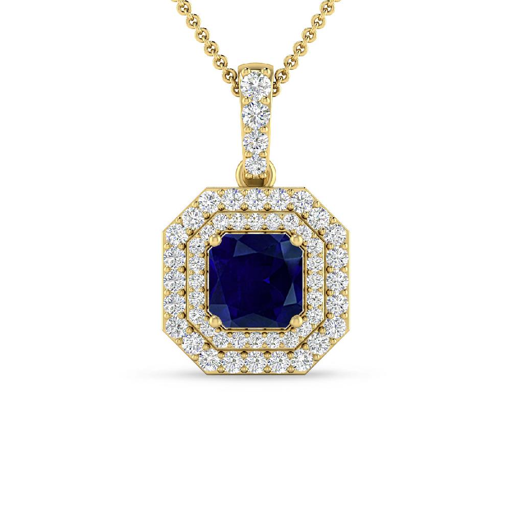 Yellow Gold - Sapphire