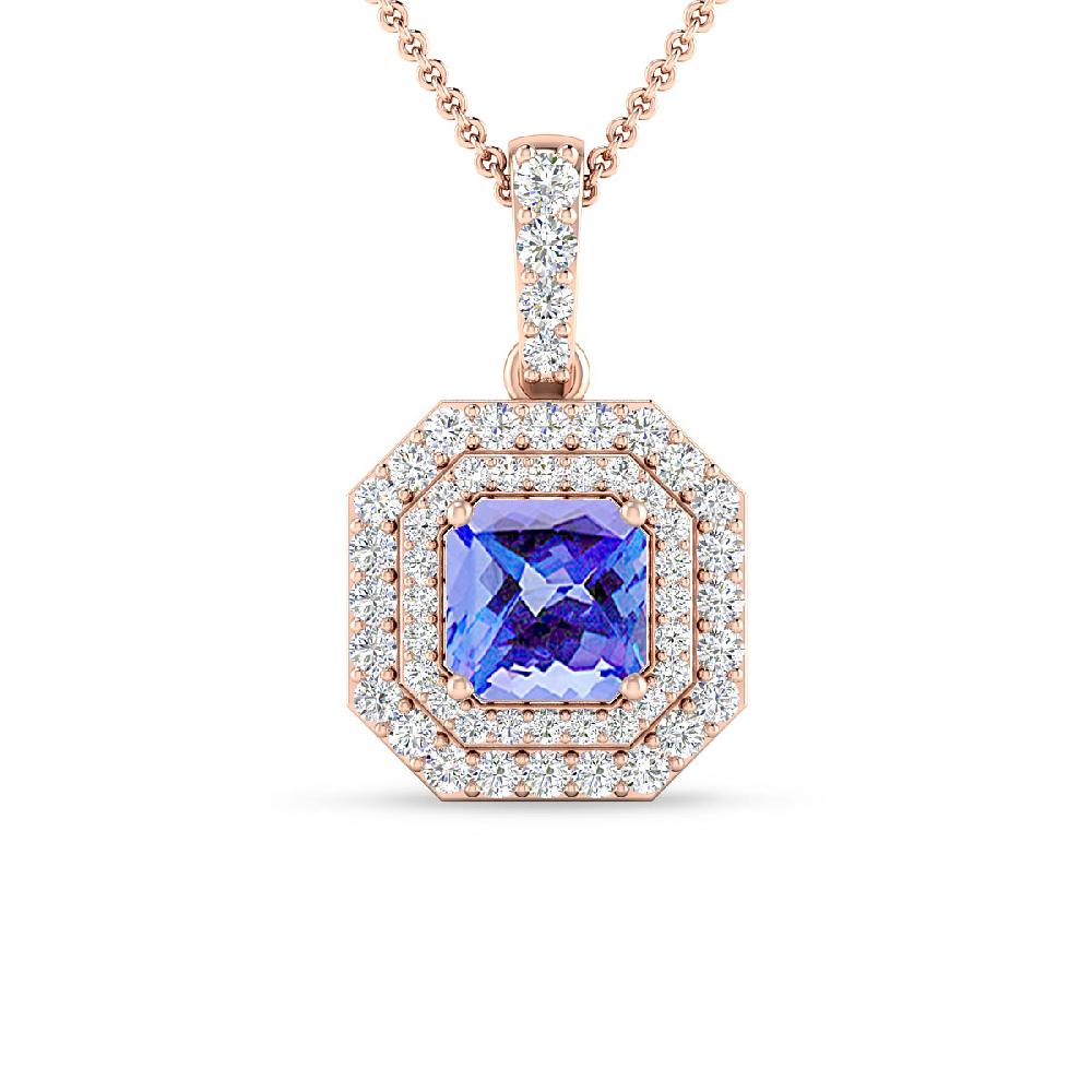 Rose Gold - Tanzanite