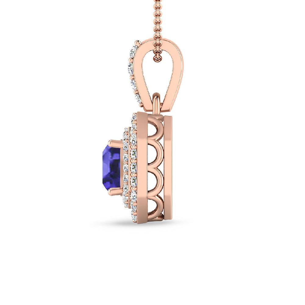 Rose Gold - Tanzanite