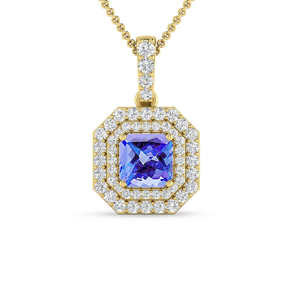 Yellow Gold - Tanzanite