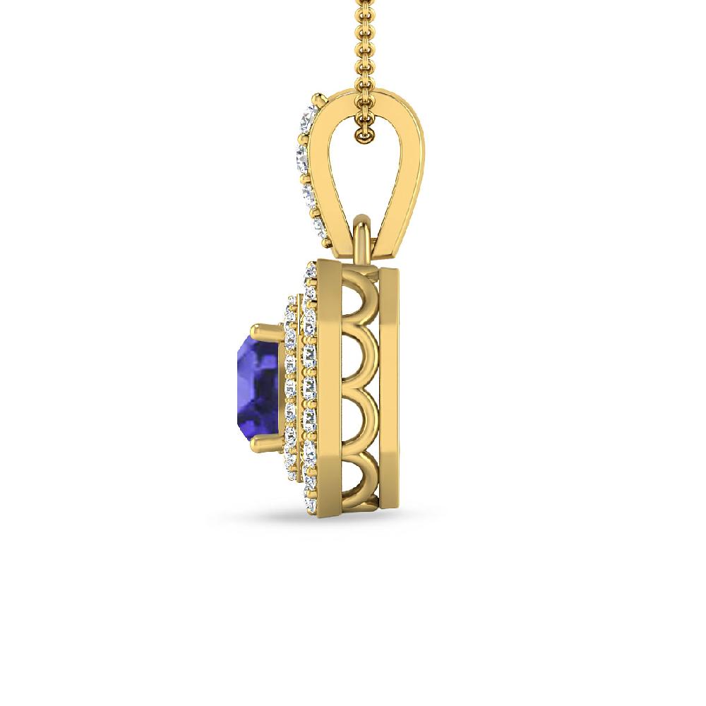 Yellow Gold - Tanzanite
