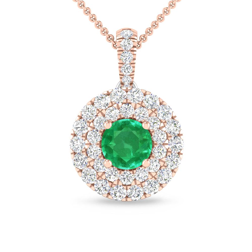 Rose Gold - Emerald