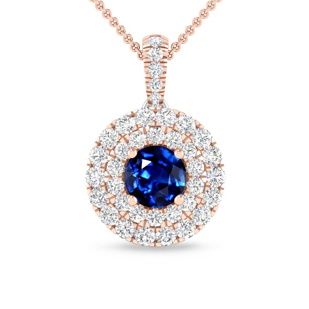 Rose Gold - Sapphire