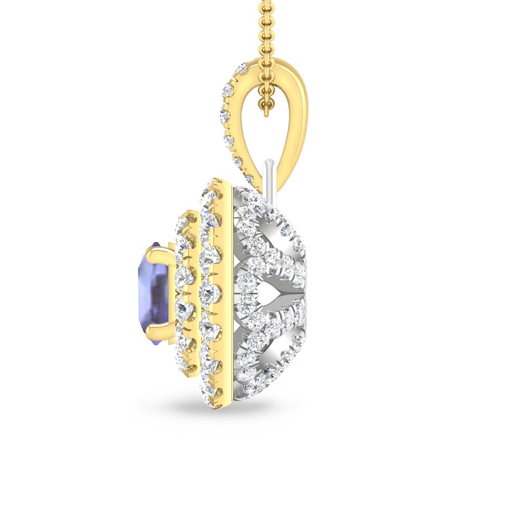Yellow Gold - Tanzanite