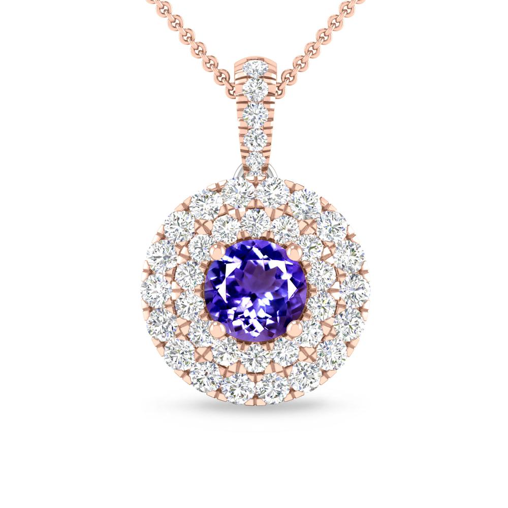 Rose Gold - Tanzanite