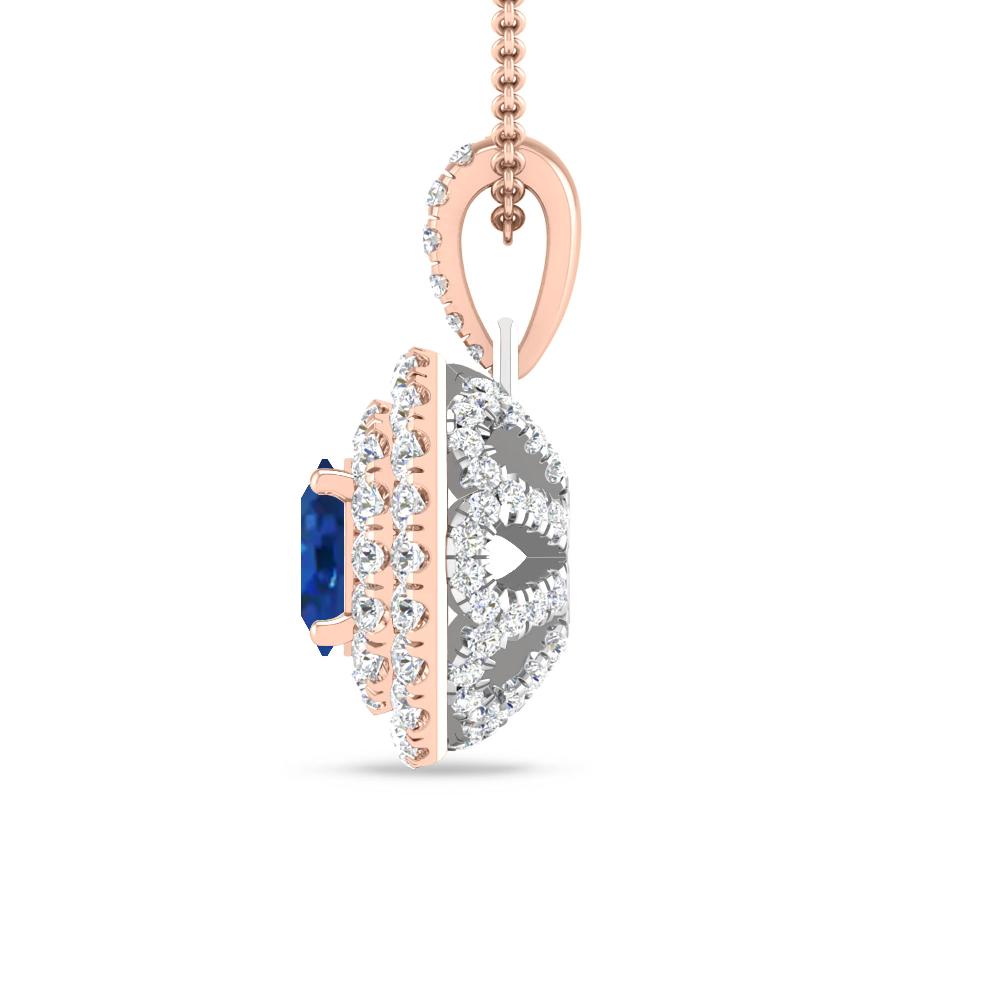 Rose Gold - Sapphire
