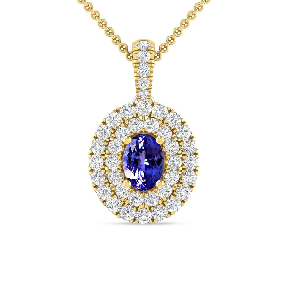 Yellow Gold - Tanzanite