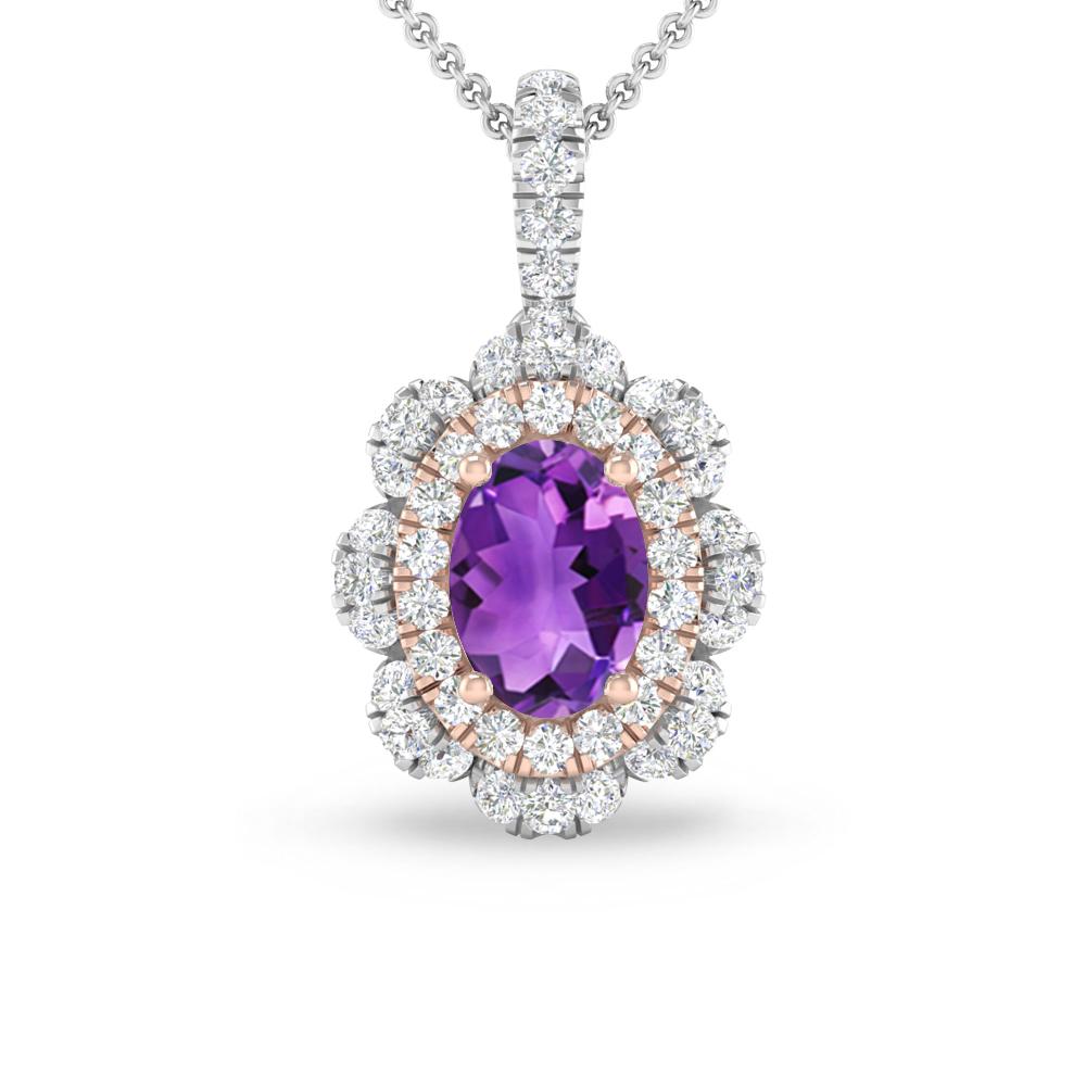 White Gold - Amethyst