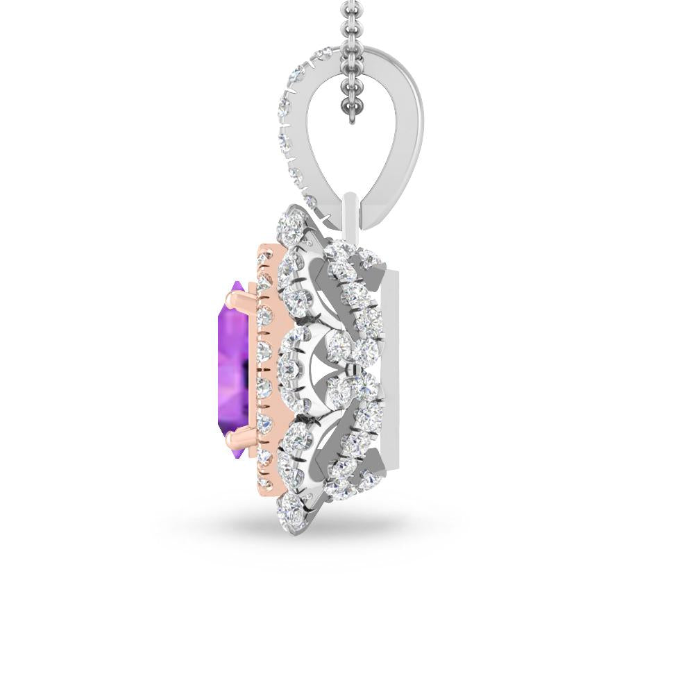 White Gold - Amethyst