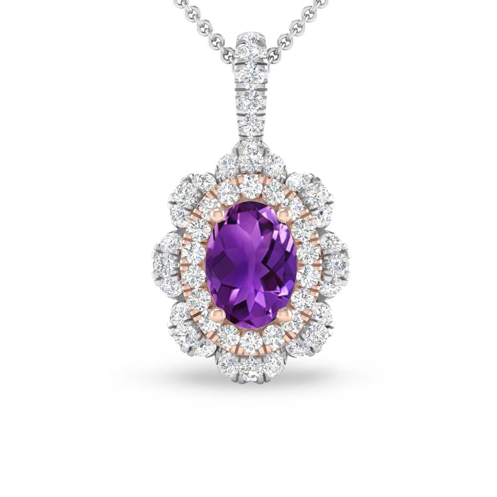 White Gold - Amethyst