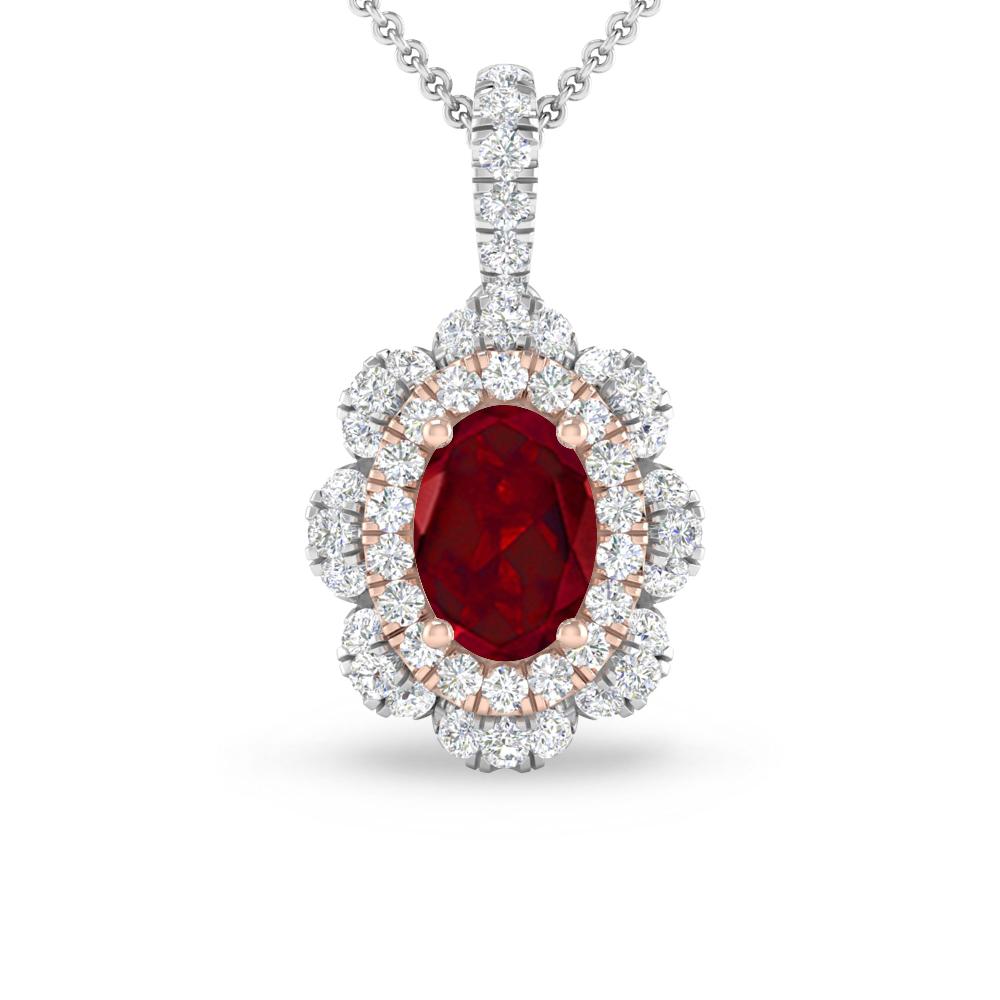 White Gold - Garnet