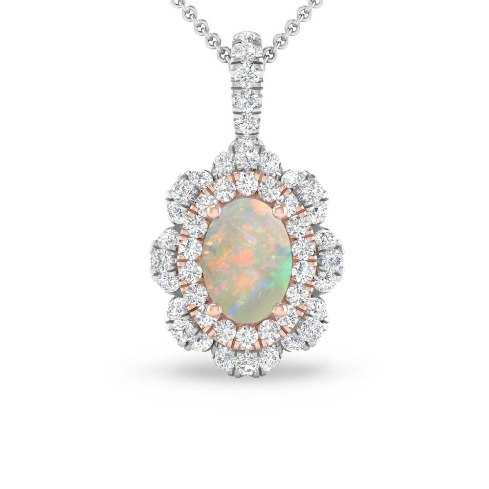 White Gold - Opal