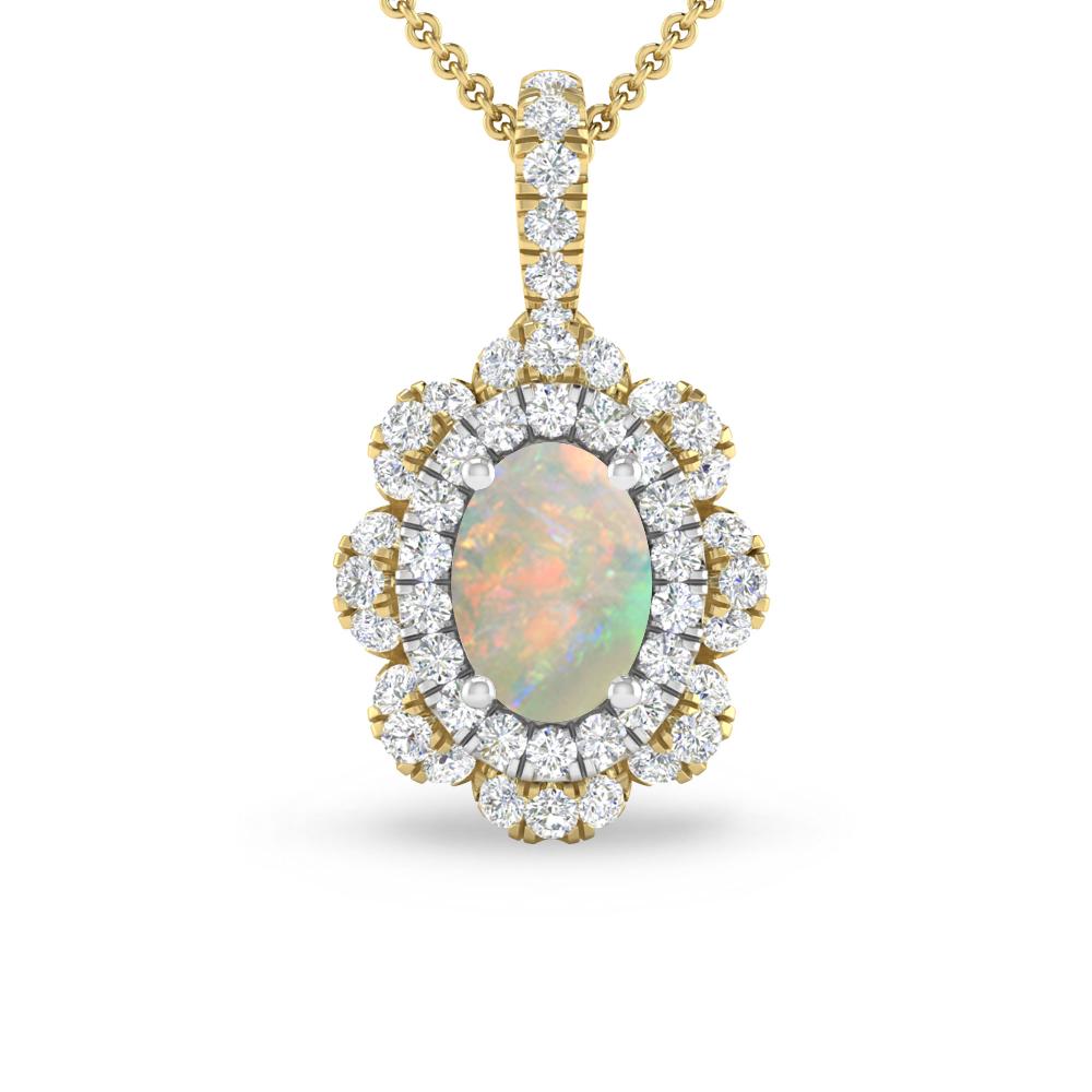 Yellow Gold - Opal