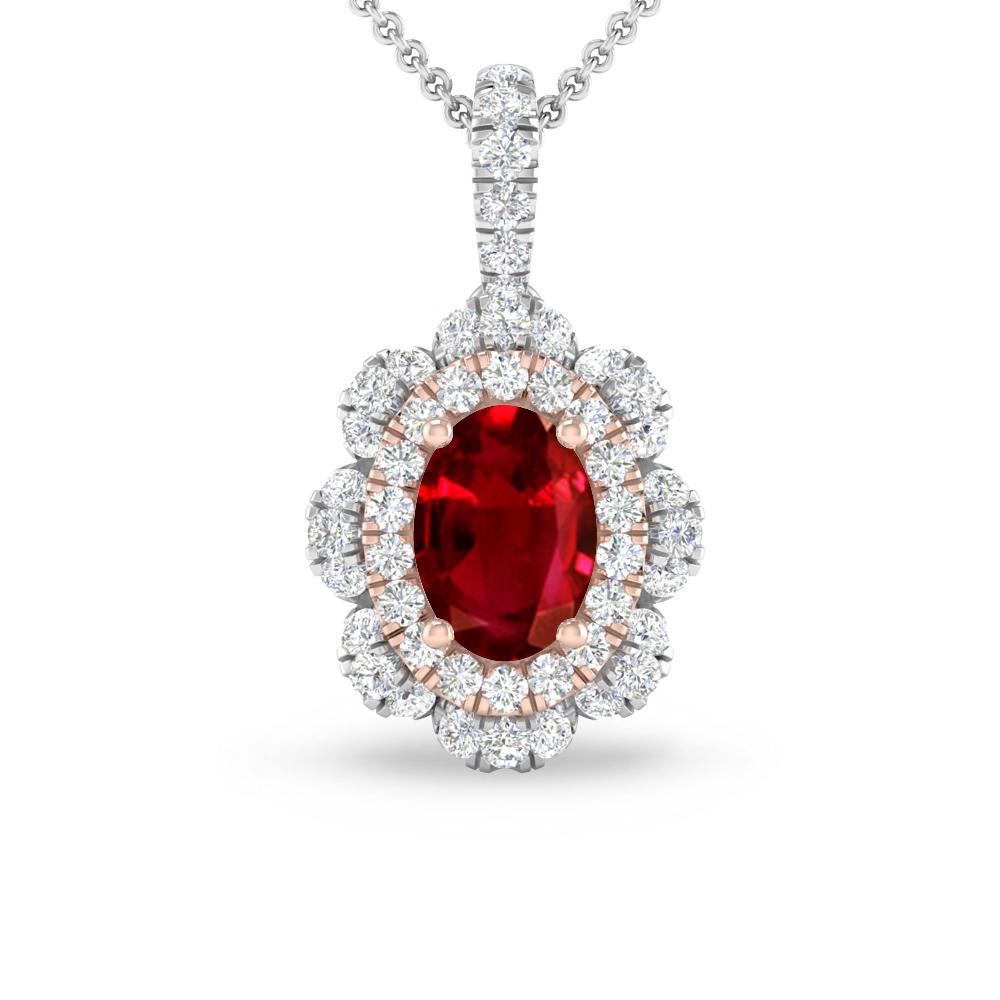 White Gold - Ruby