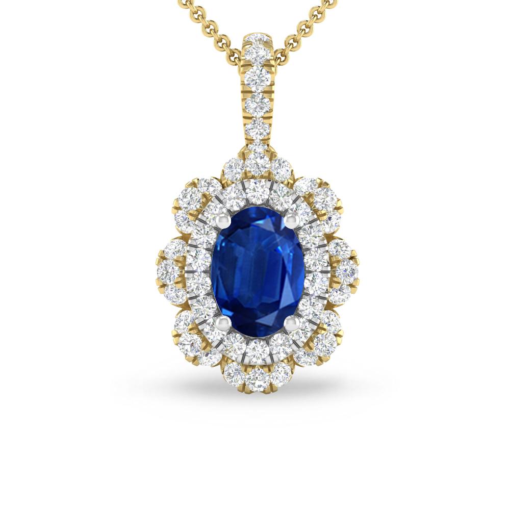 Yellow Gold - Sapphire