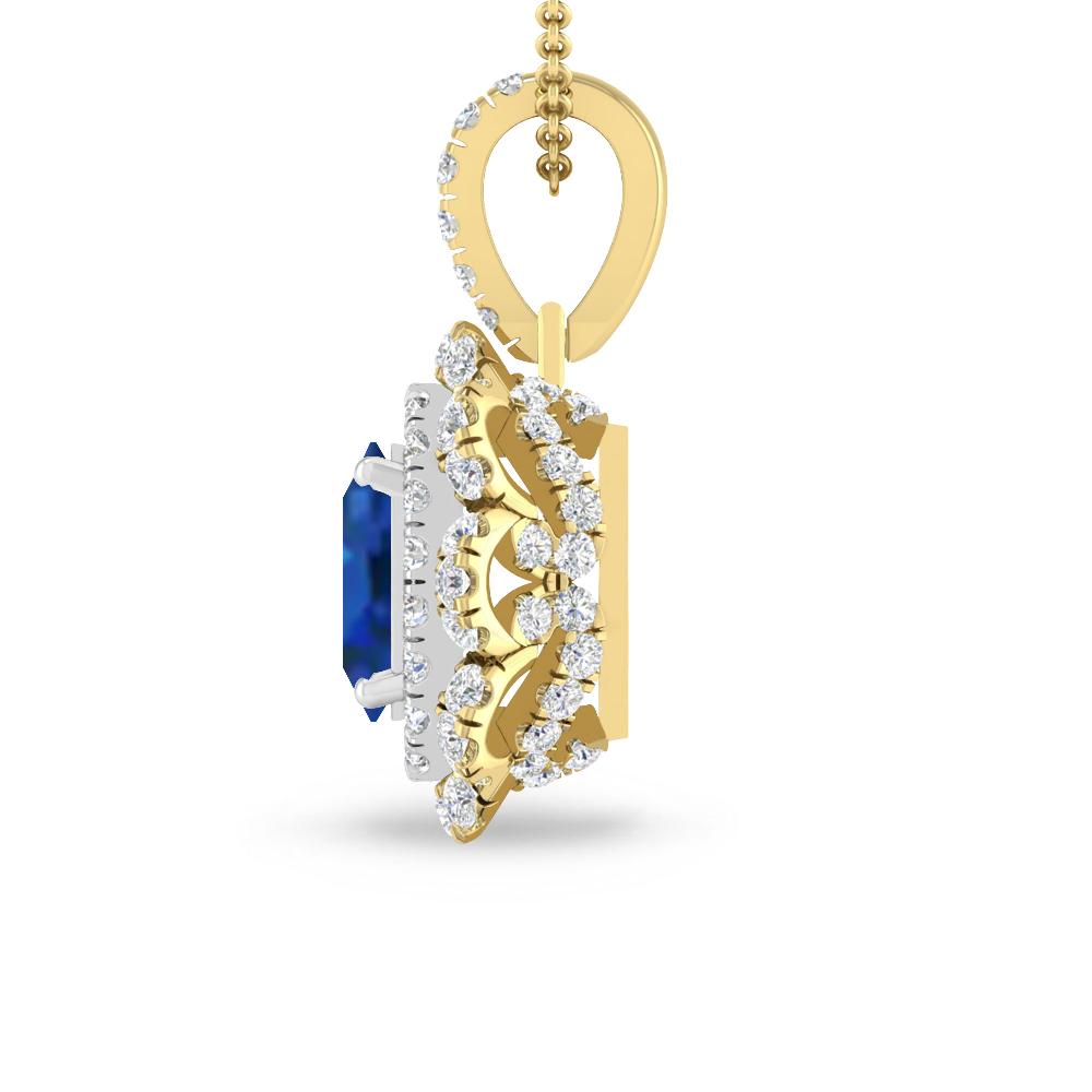 Yellow Gold - Sapphire