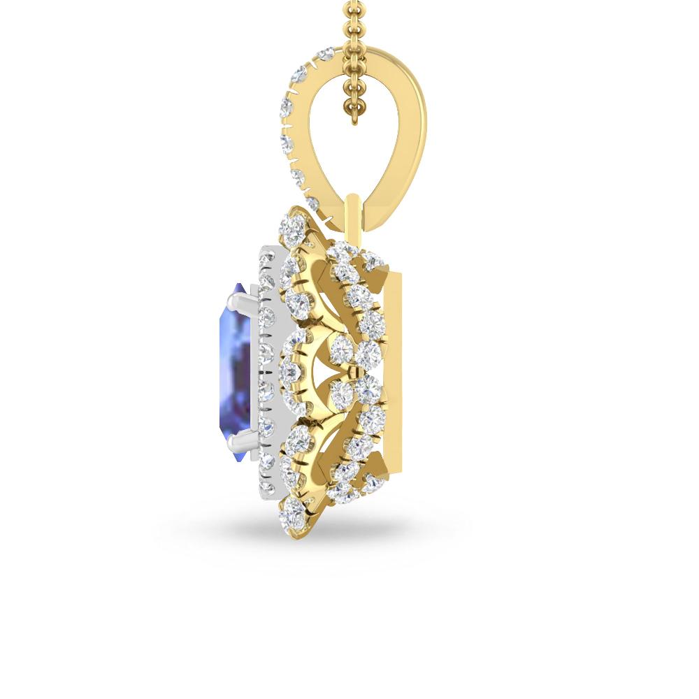 Yellow Gold - Tanzanite