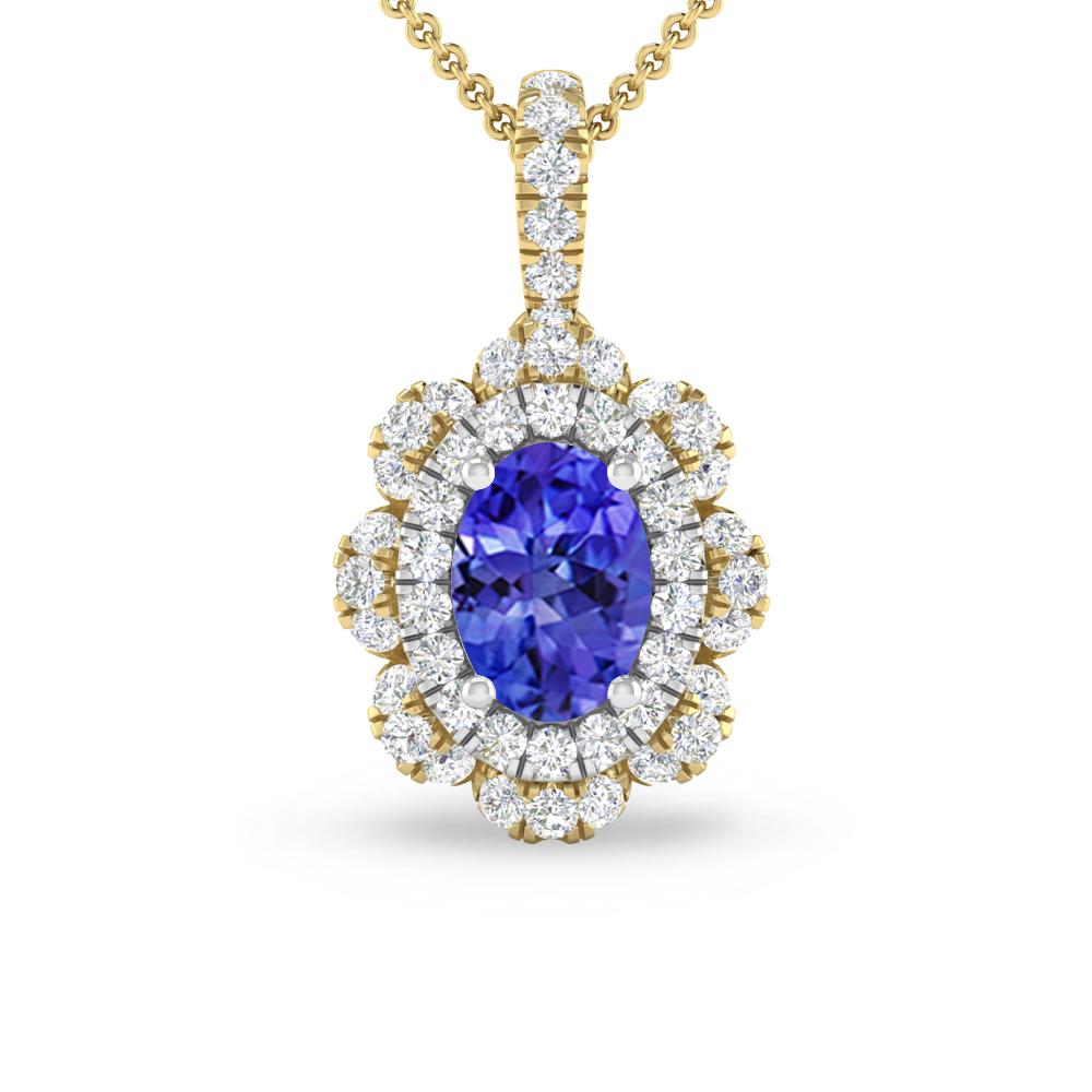 Yellow Gold - Tanzanite