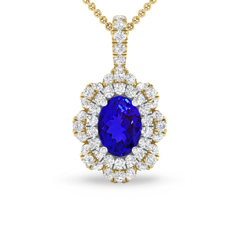 Yellow Gold - Tanzanite