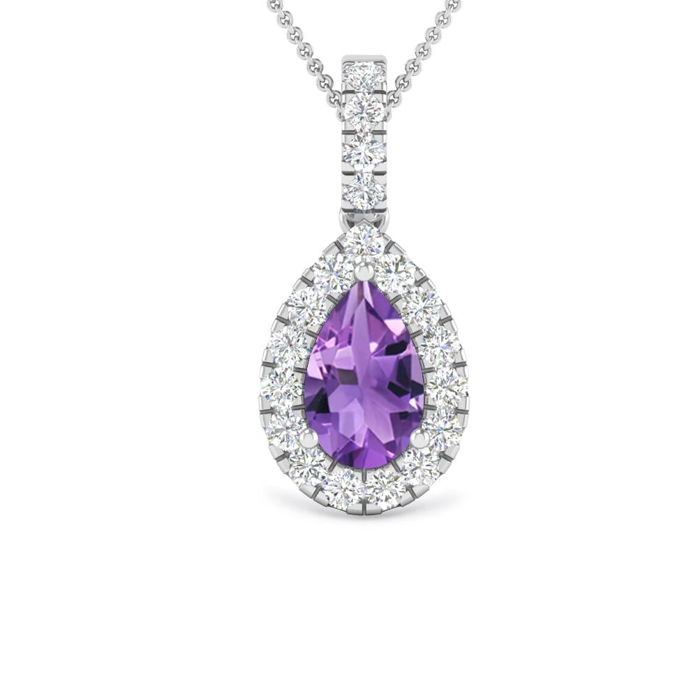 White Gold - Amethyst