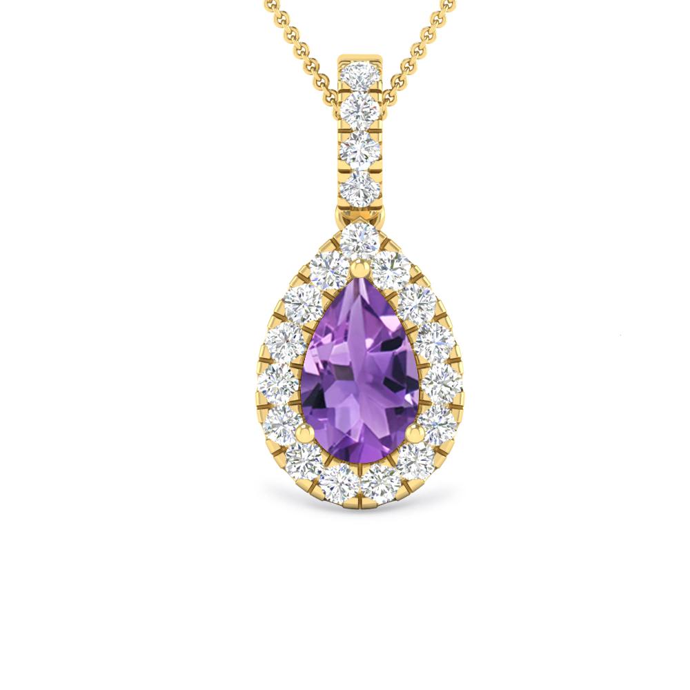 Yellow Gold - Amethyst