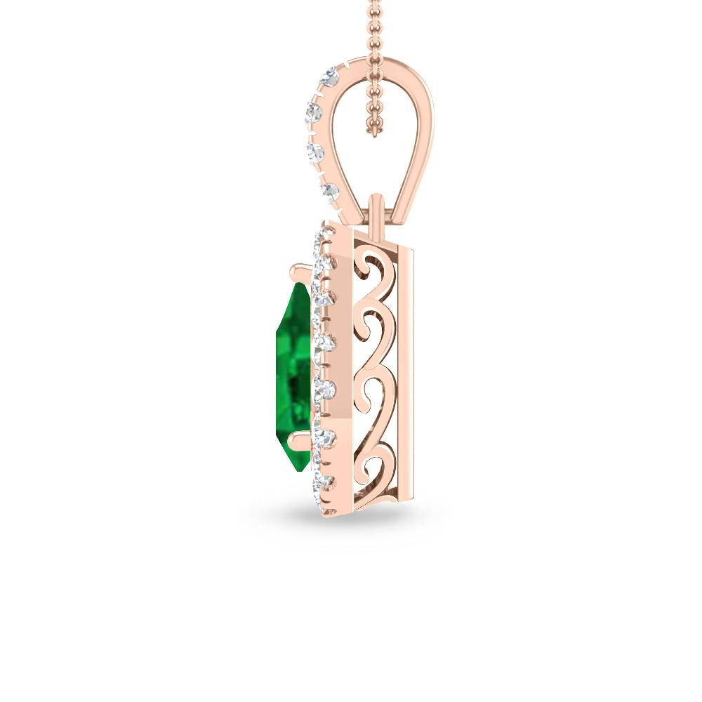 Rose Gold - Emerald