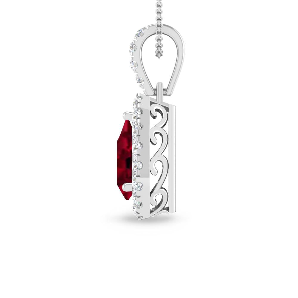 White Gold - Garnet