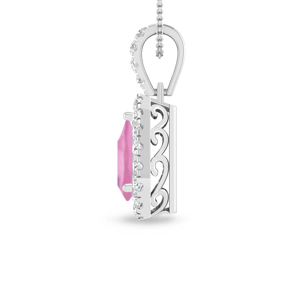 White Gold - Pink Tourmaline