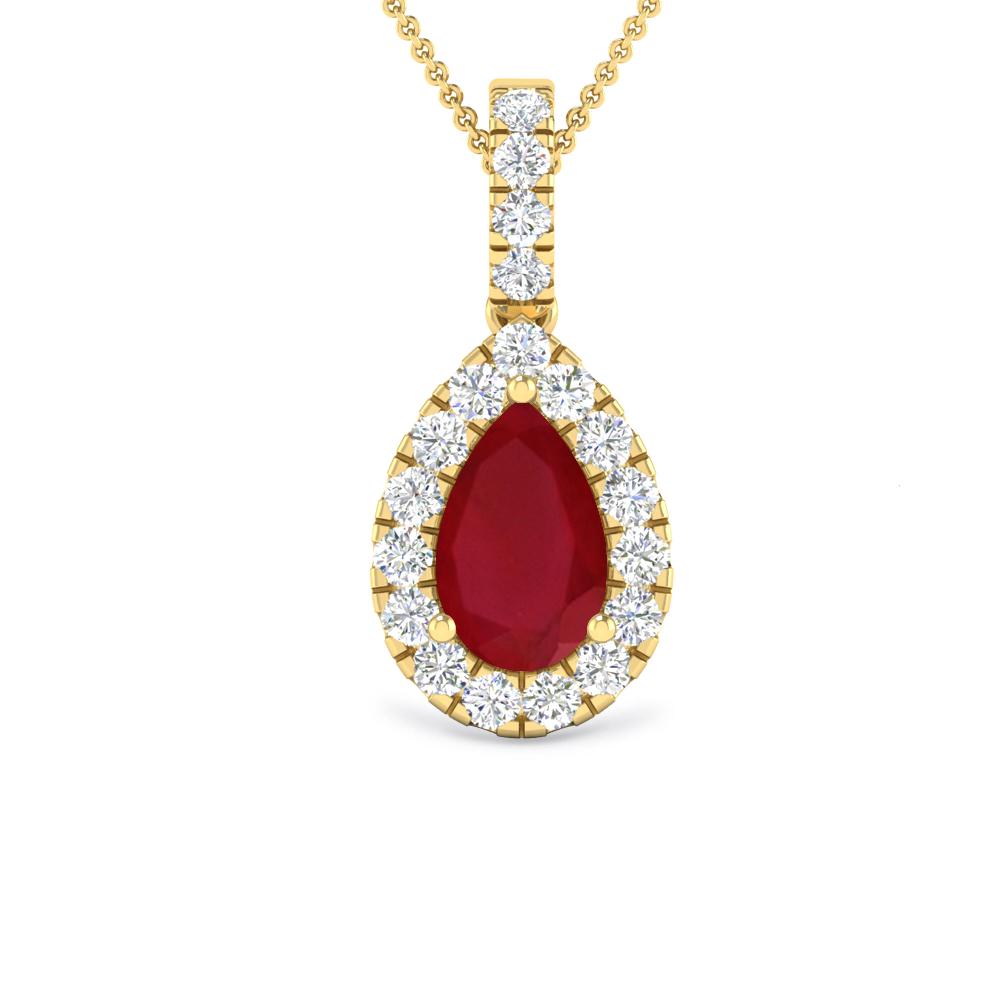 Yellow Gold - Ruby