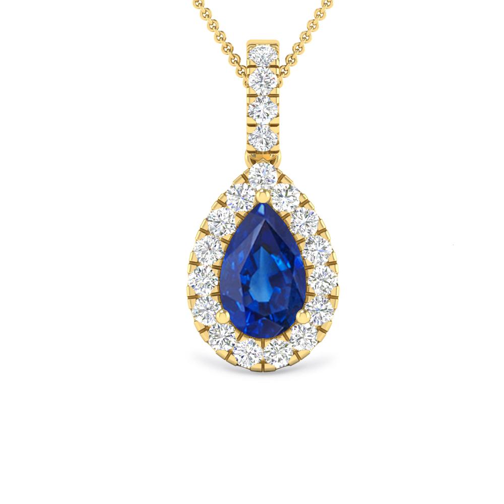 Yellow Gold - Sapphire