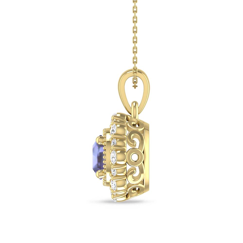 Yellow Gold - Tanzanite