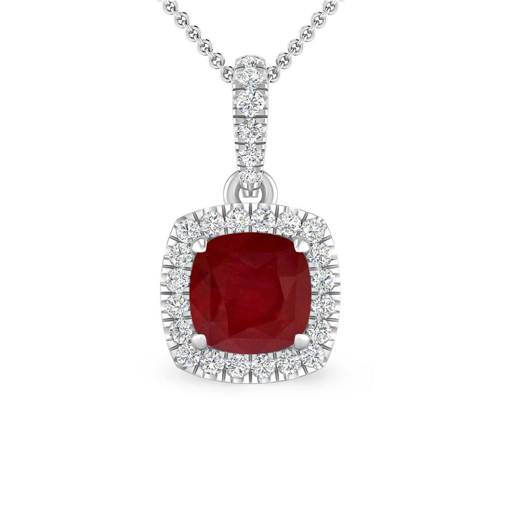 White Gold - Ruby